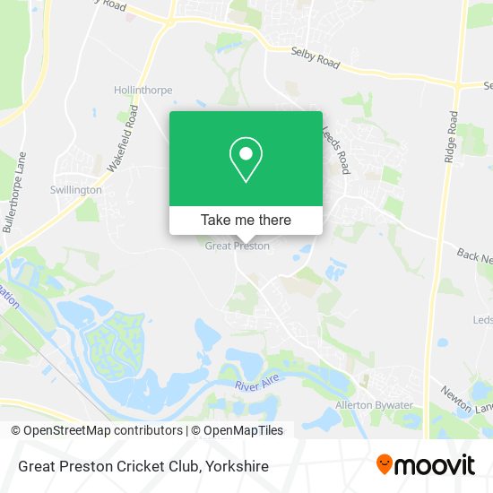Great Preston Cricket Club map