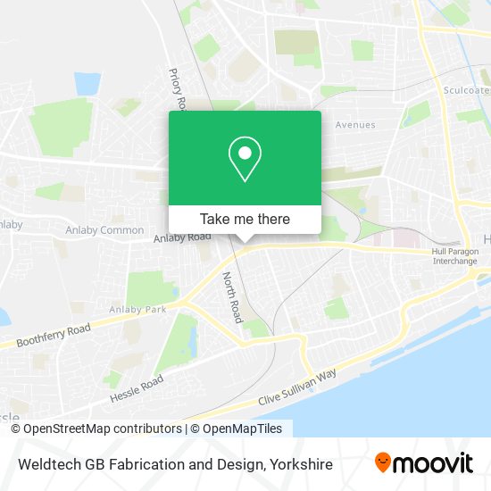 Weldtech GB Fabrication and Design map