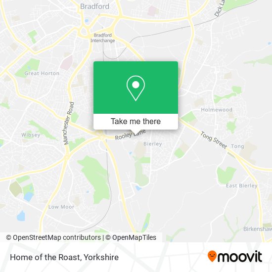 Home of the Roast map