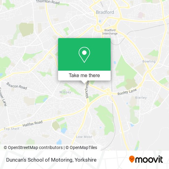 Duncan's School of Motoring map