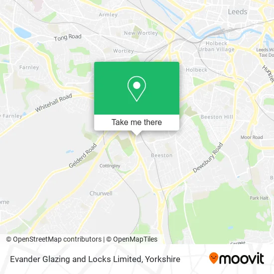 Evander Glazing and Locks Limited map