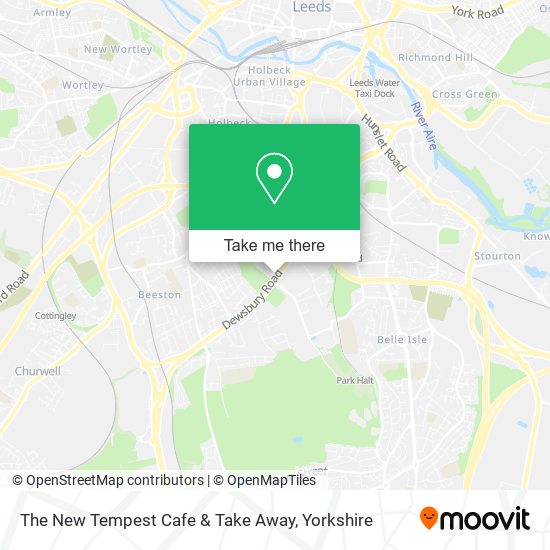 The New Tempest Cafe & Take Away map