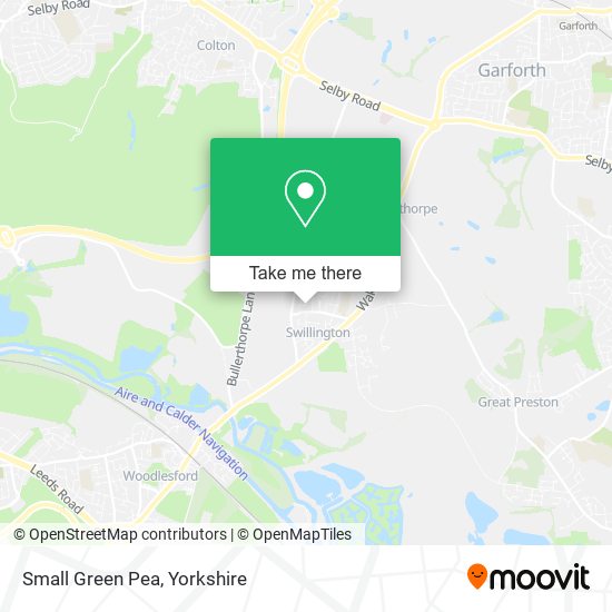 Small Green Pea map