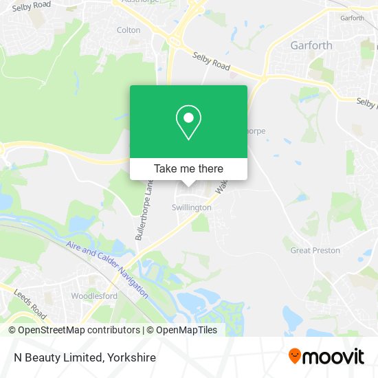 N Beauty Limited map