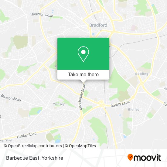 Barbecue East map