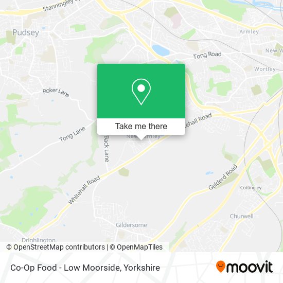 Co-Op Food - Low Moorside map