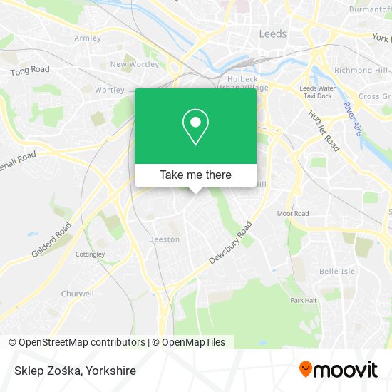 Sklep Zośka map