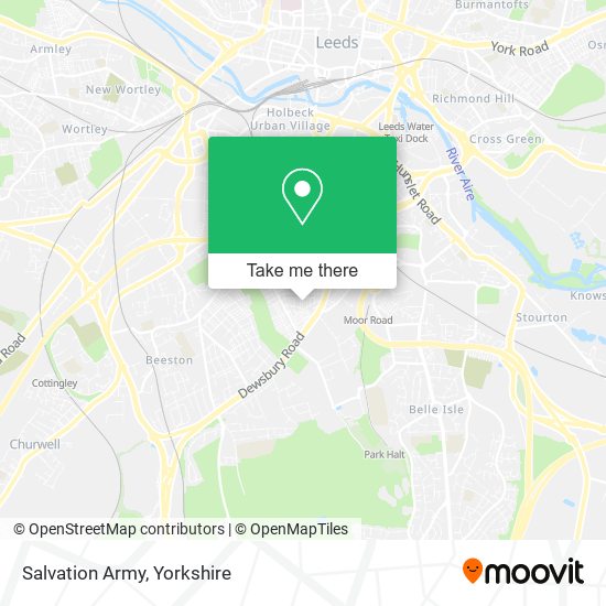 Salvation Army map