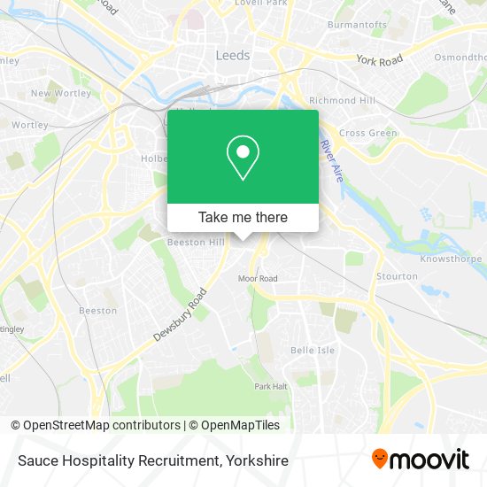 Sauce Hospitality Recruitment map