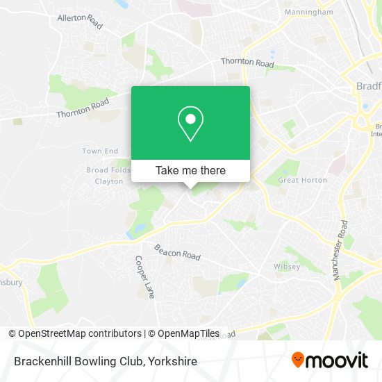 Brackenhill Bowling Club map