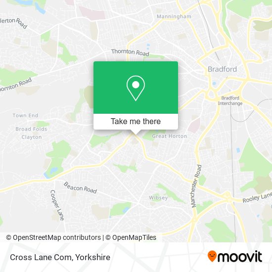 Cross Lane Com map