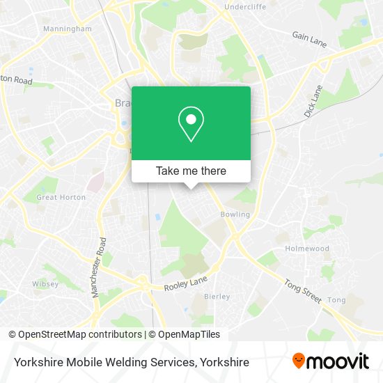 Yorkshire Mobile Welding Services map