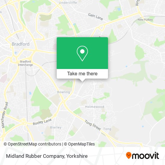 Midland Rubber Company map