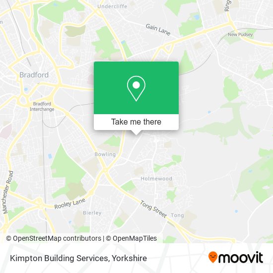 Kimpton Building Services map