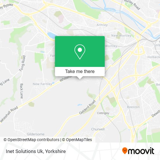 Inet Solutions Uk map