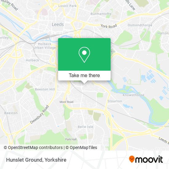 Hunslet Ground map