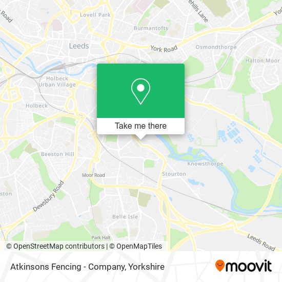 Atkinsons Fencing - Company map