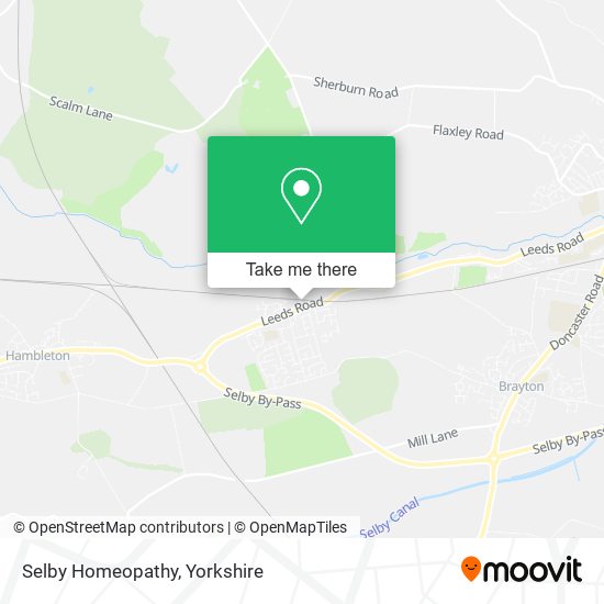 Selby Homeopathy map