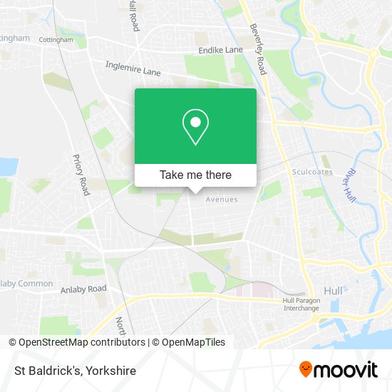 St Baldrick's map