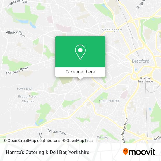 Hamza's Catering & Deli Bar map