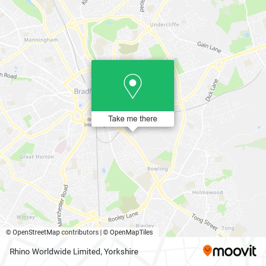 Rhino Worldwide Limited map