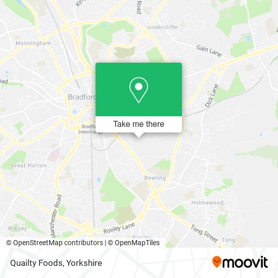 Quailty Foods map