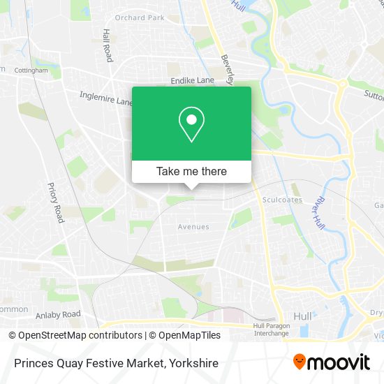 Princes Quay Festive Market map