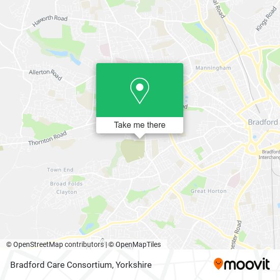 Bradford Care Consortium map