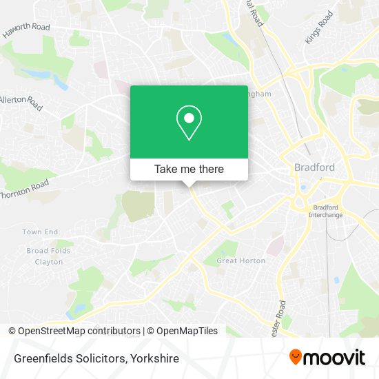 Greenfields Solicitors map