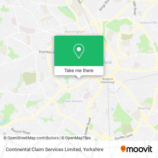 Continental Claim Services Limited map