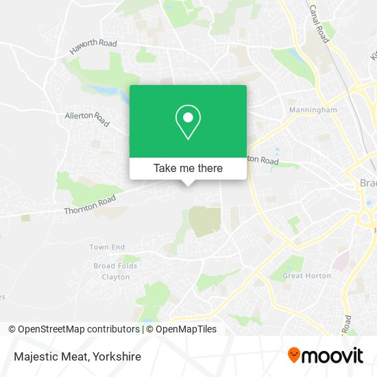Majestic Meat map