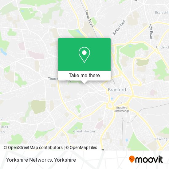 Yorkshire Networks map