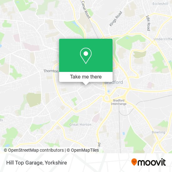 Hill Top Garage map