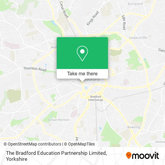 The Bradford Education Partnership Limited map