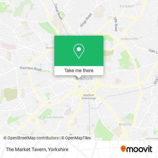 The Market Tavern map