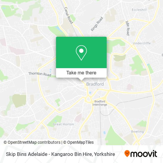 Skip Bins Adelaide - Kangaroo Bin Hire map