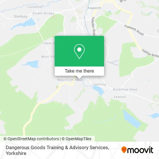Dangerous Goods Training & Advisory Services map