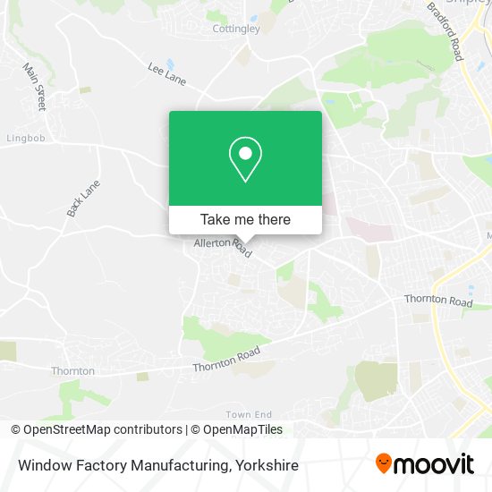 Window Factory Manufacturing map