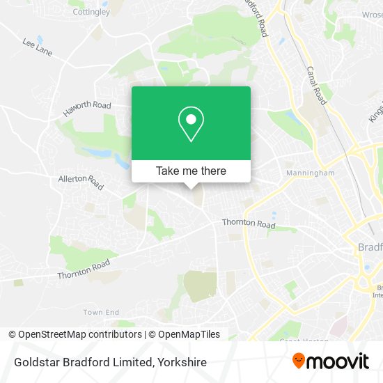 Goldstar Bradford Limited map