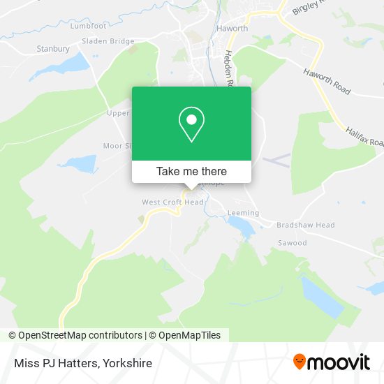 Miss PJ Hatters map