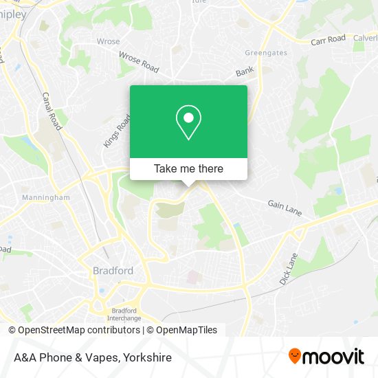 A&A Phone & Vapes map