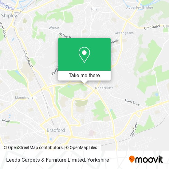 Leeds Carpets & Furniture Limited map
