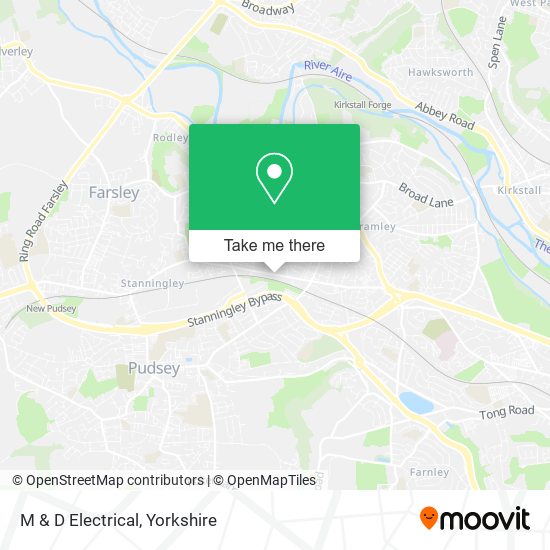 M & D Electrical map