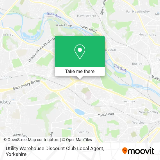 Utility Warehouse Discount Club Local Agent map