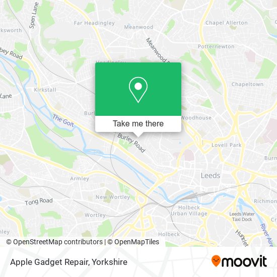 Apple Gadget Repair map