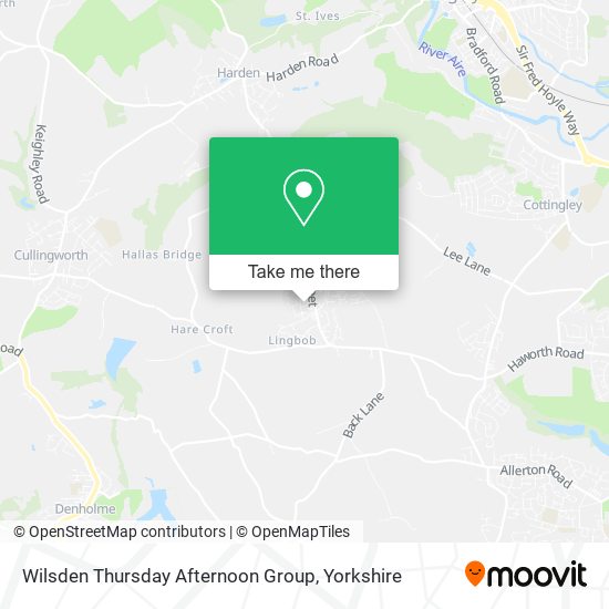 Wilsden Thursday Afternoon Group map