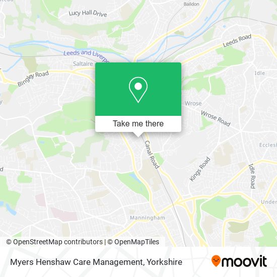 Myers Henshaw Care Management map