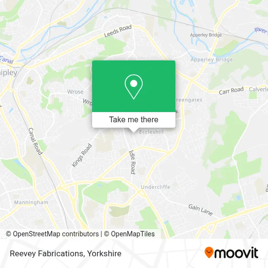 Reevey Fabrications map