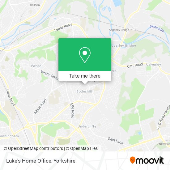 Luke's Home Office map
