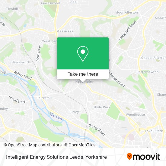 Intelligent Energy Solutions Leeds map